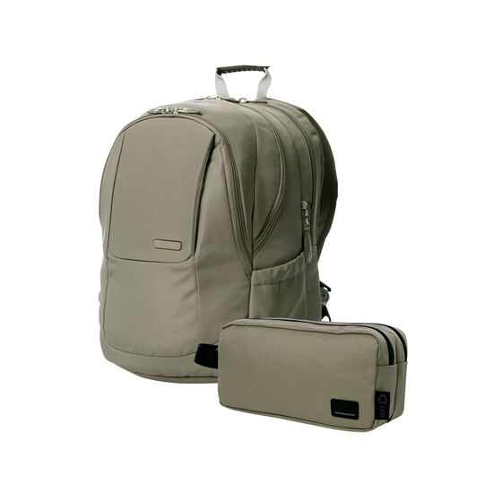 Kit mochila ejecutiva + estuche Desert Taupe image number 1